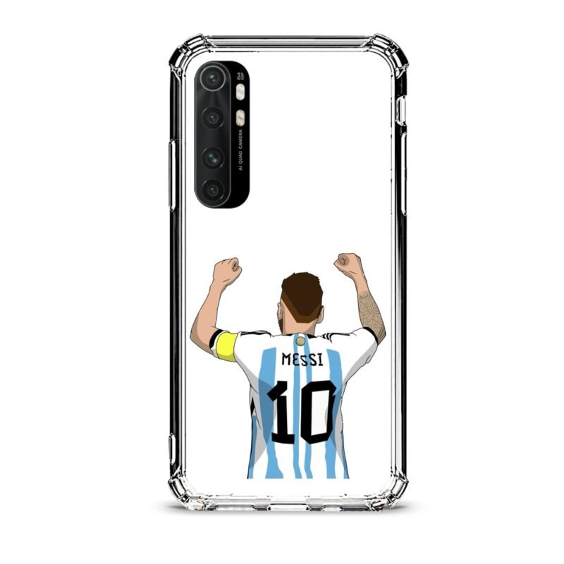 Lionel Messi θήκη διάφανη & σχέδιο  d1049 γιά Xiaomi Mi Note 10 Lite