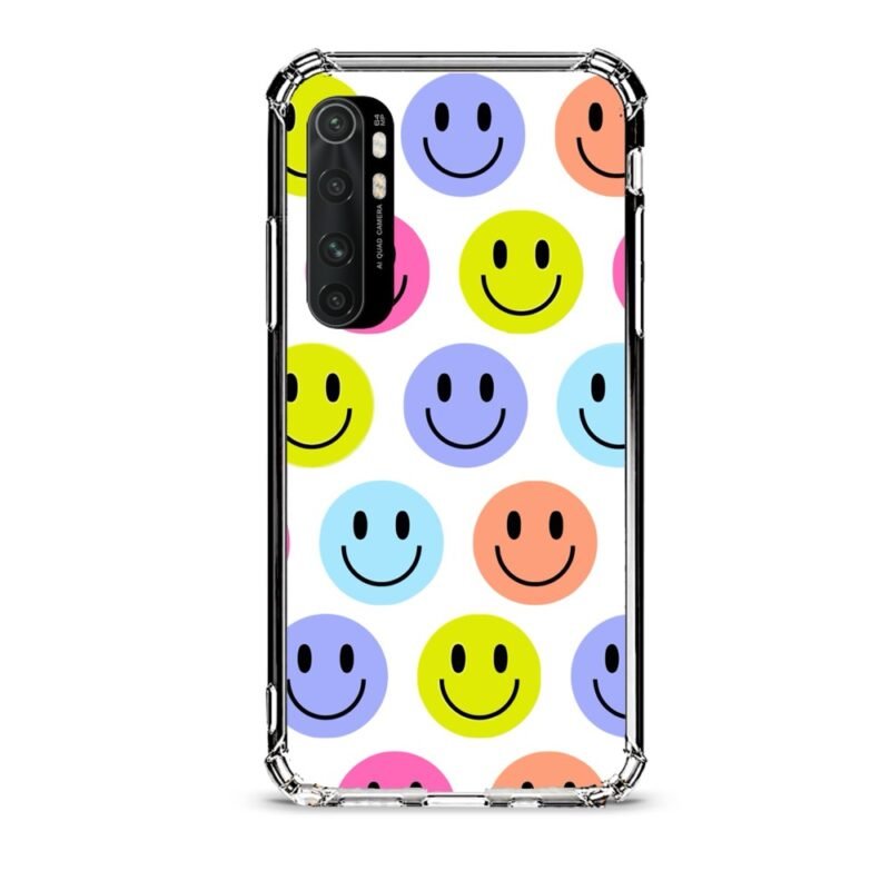 Smiley faces θήκη διάφανη & σχέδιο  d1088 γιά Xiaomi Mi Note 10 Lite