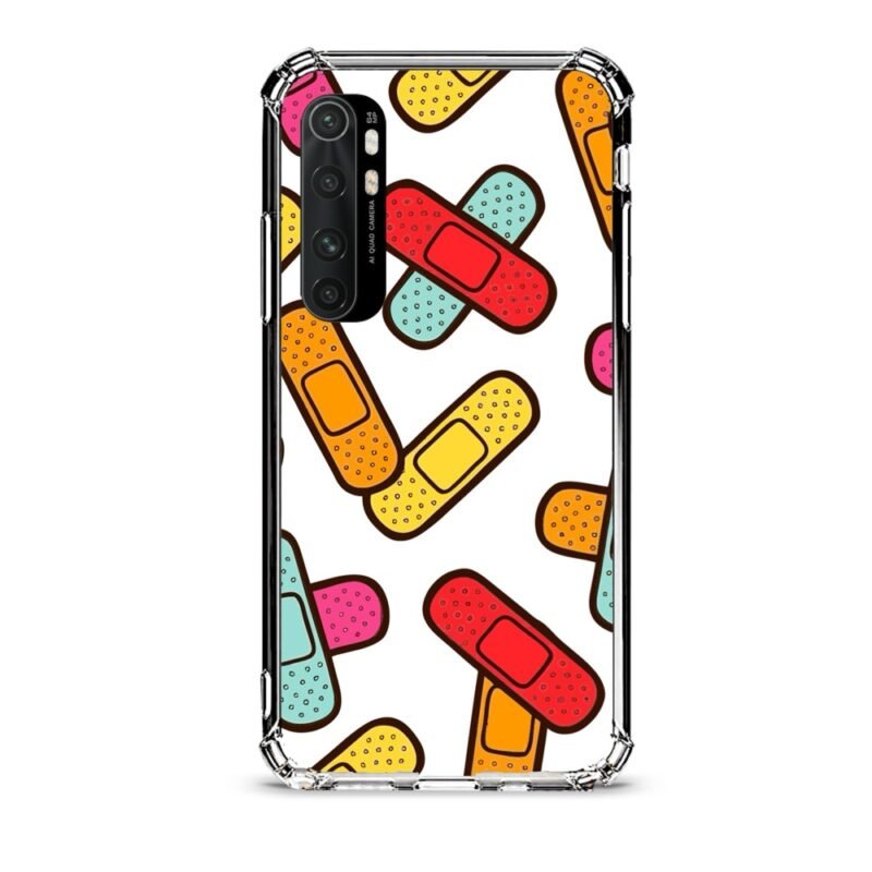 Patch pattern θήκη διάφανη & σχέδιο  d1099 γιά Xiaomi Mi Note 10 Lite