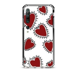 Hearts θήκη διάφανη & σχέδιο  d1086 γιά Xiaomi Mi 10 Pro