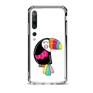 Colorful bird θήκη διάφανη & σχέδιο  d1093 γιά Xiaomi Mi 10 Pro