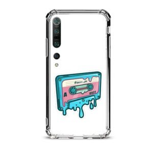 Vintage cassette θήκη διάφανη & σχέδιο  d1122 γιά Xiaomi Mi 10 Pro