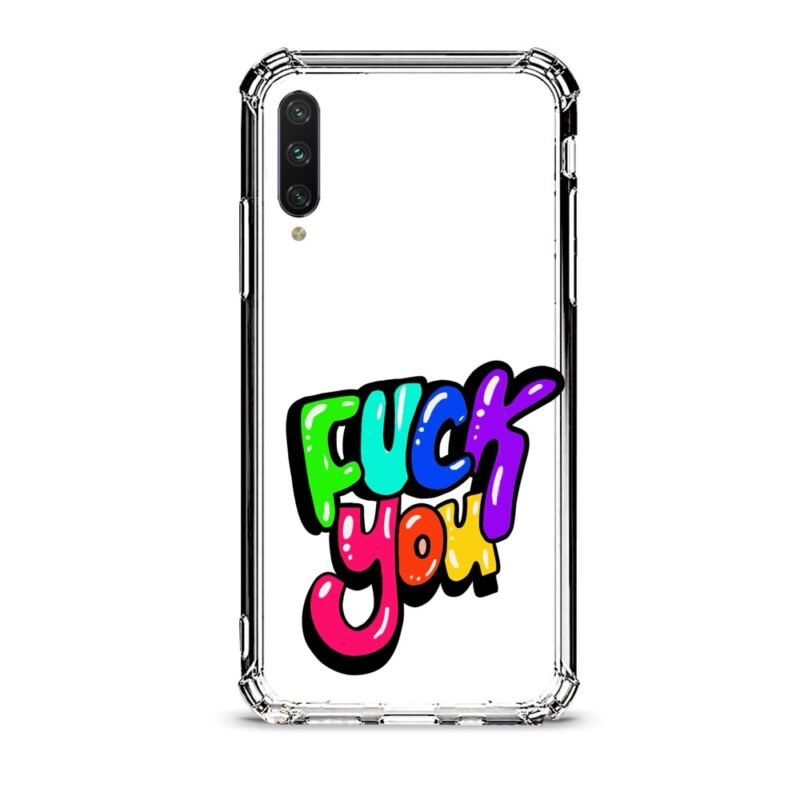 F*ck you θήκη διάφανη & σχέδιο  d1055 γιά Xiaomi Mi A3