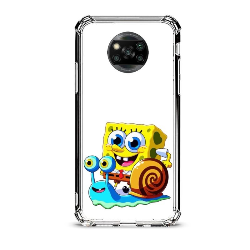 Sponge Bob θήκη διάφανη & σχέδιο  d1023 γιά Xiaomi Poco X3 Pro