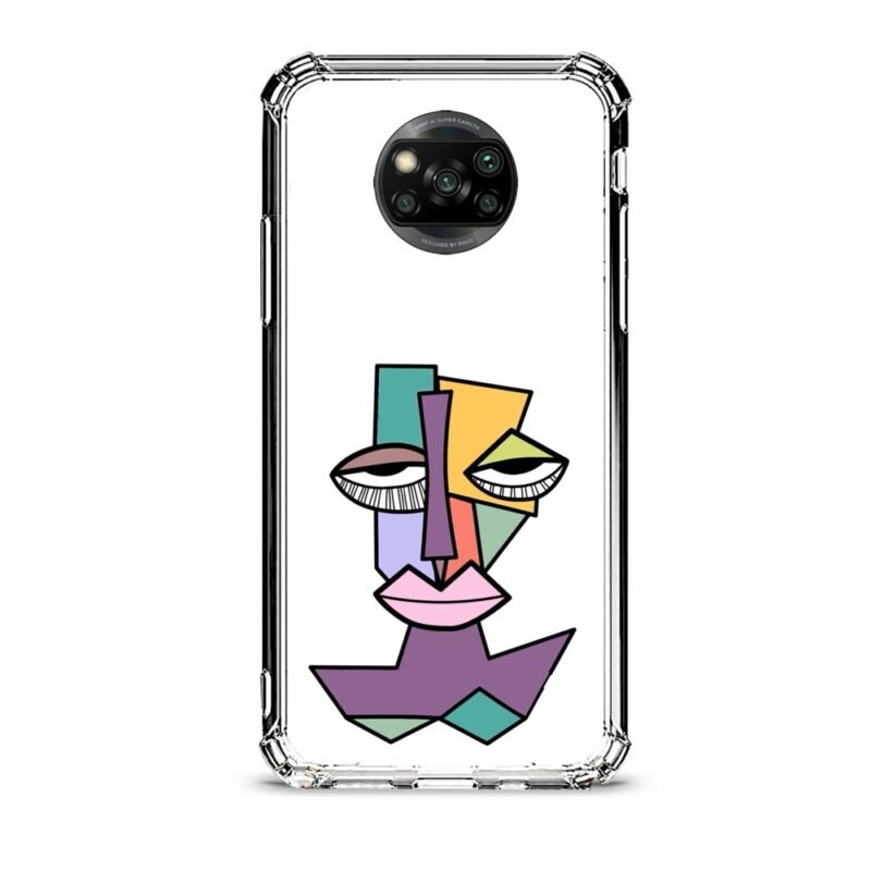 Shape face θήκη διάφανη & σχέδιο  d1026 γιά Xiaomi Poco X3 Pro