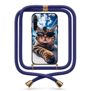Yacht cat θήκη με κορδόνι & σχέδιο 9711 για Xiaomi Redmi Note 8