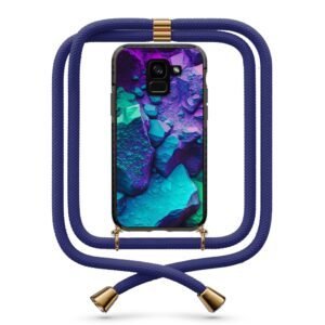 Stones θήκη με κορδόνι & σχέδιο 9837 για  Galaxy A8 Plus 2018