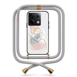 Lineart girl θήκη με κορδόνι & σχέδιο 9729 για Redmi Note 13 Pro 5G