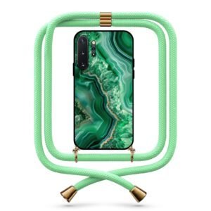 marble texture θήκη με κορδόνι & σχέδιο 9730 για  Galaxy Note 10 Plus