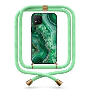 marble texture θήκη με κορδόνι & σχέδιο 9730 για Xiaomi Redmi 9C