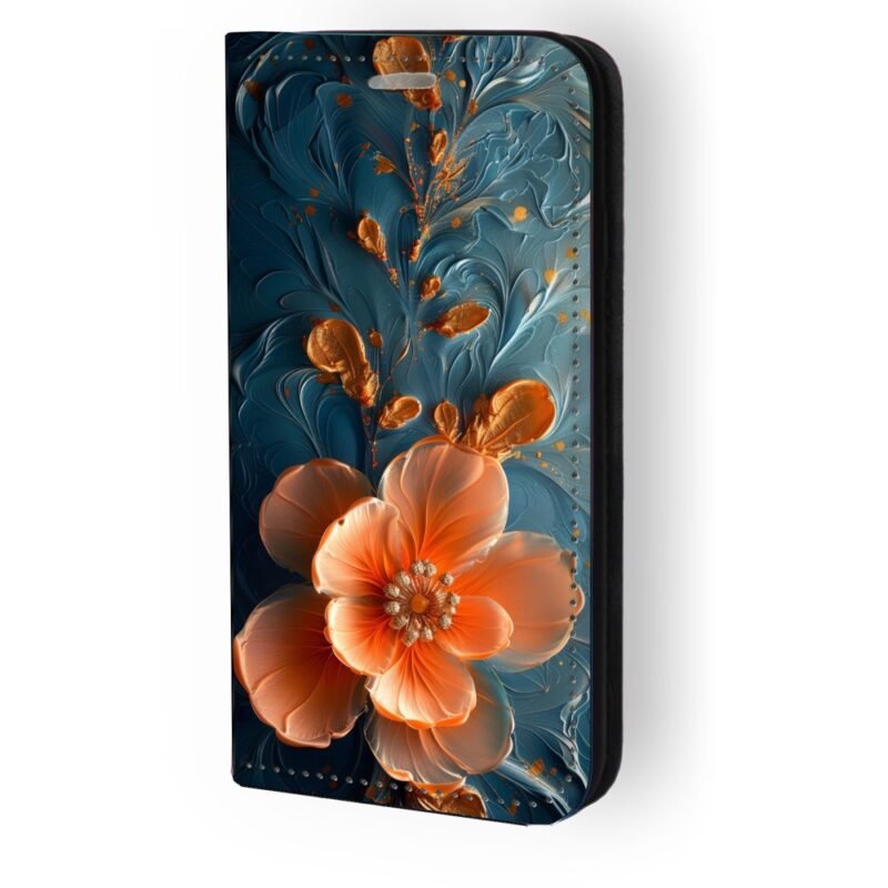 Θήκη book με σχέδιο flowers  91216 (Samsung A36)