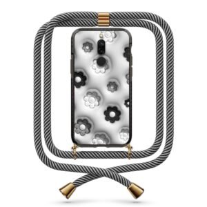 3d flower pattern θήκη με κορδόνι & σχέδιο 9858 για Xiaomi Redmi 8/8A