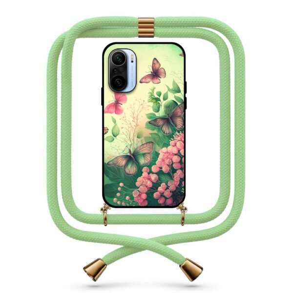 Butterfly flowers θήκη με κορδόνι & σχέδιο 9777 για Xiaomi Mi 11i