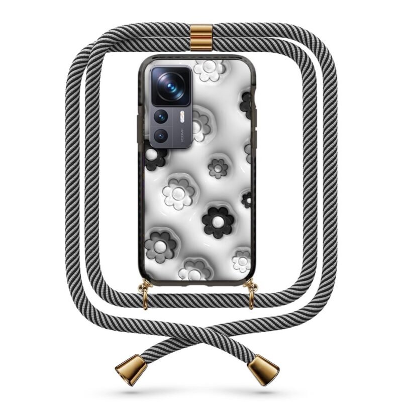 3d flower pattern θήκη με κορδόνι & σχέδιο 9858 για Xiaomi Mi 12T/ 12T Pro