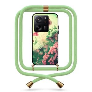 Butterfly flowers θήκη με κορδόνι & σχέδιο 9777 για Xiaomi Mi 13T/13T Pro