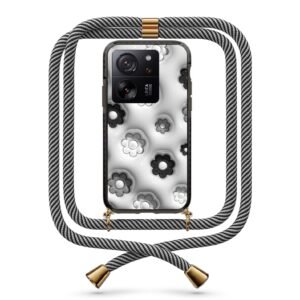 3d flower pattern θήκη με κορδόνι & σχέδιο 9858 για Xiaomi Mi 13T/13T Pro