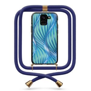 Illusion θήκη με κορδόνι & σχέδιο 9791 για  Galaxy A8 Plus 2018