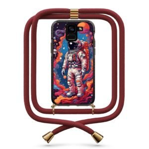 Astronaut θήκη με κορδόνι & σχέδιο 9811 για  Galaxy A8 Plus 2018