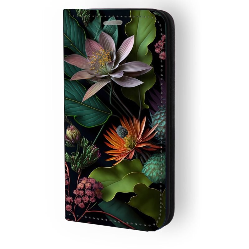 Θήκη book με σχέδιο flowers 91239 (Samsung A36)