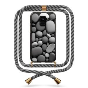 Stones θήκη με κορδόνι & σχέδιο 9860 για  Galaxy A8 Plus 2018