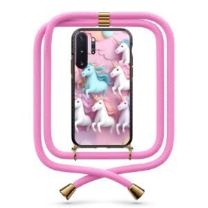 Unicorns θήκη με κορδόνι & σχέδιο 9820 για  Galaxy Note 10 Plus