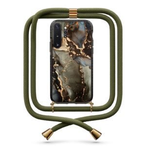 Marble θήκη με κορδόνι & σχέδιο 9825 για  Galaxy Note 10 Plus