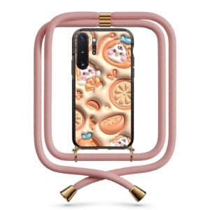 3d fruit bird θήκη με κορδόνι & σχέδιο 9831 για  Galaxy Note 10 Plus