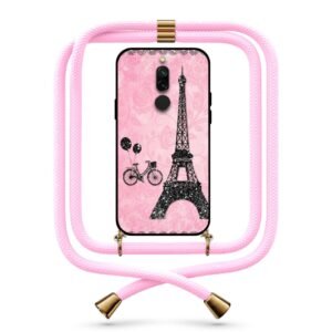 Eiffel tower θήκη με κορδόνι & σχέδιο 9780 για Xiaomi Redmi 8/8A