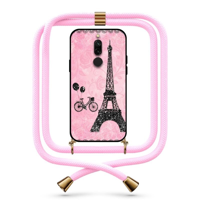 Eiffel tower θήκη με κορδόνι & σχέδιο 9780 για Xiaomi Redmi 8/8A