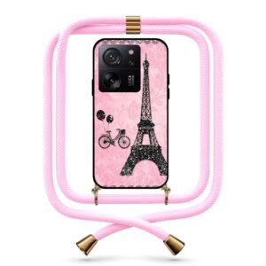 Eiffel tower θήκη με κορδόνι & σχέδιο 9780 για Xiaomi Mi 13T/13T Pro