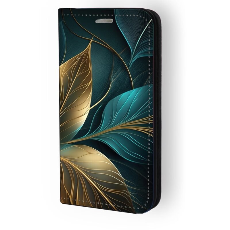 Θήκη book με σχέδιο leaves 91253 (Samsung A36)