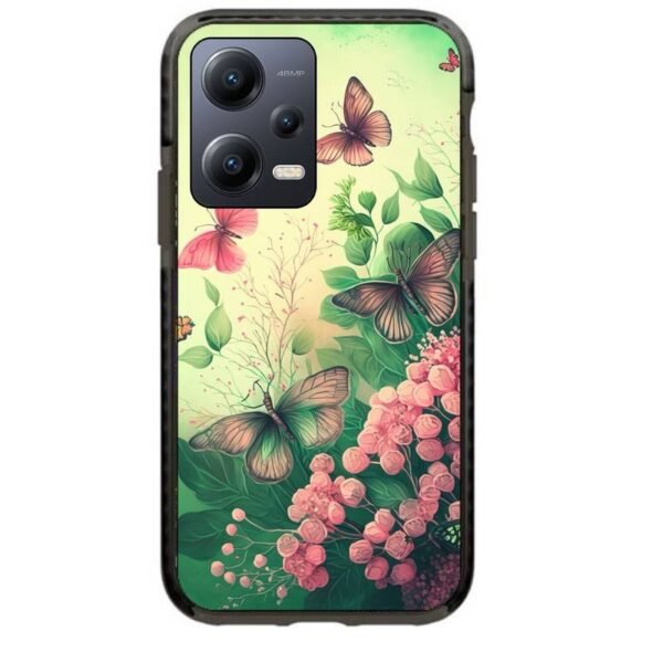 Butterfly flowers θήκη κινητού 91255 γιά Xiaomi Redmi Note 12 5G