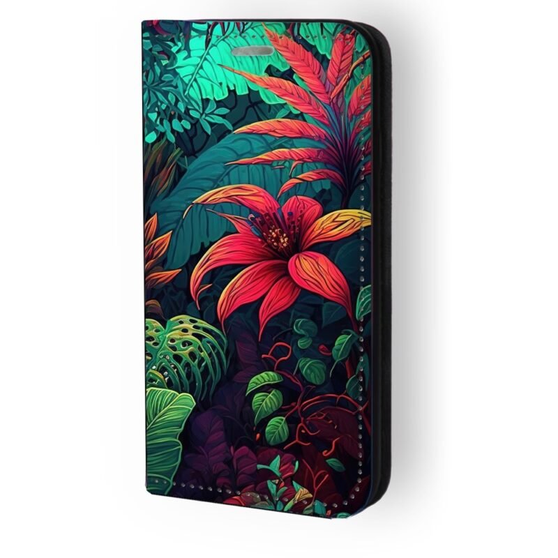 Θήκη book με σχέδιο leaves 91259 (Samsung A36)