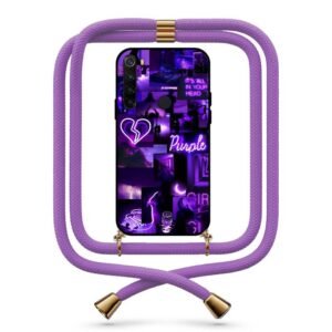 Neon quotes θήκη με κορδόνι & σχέδιο 9757 για Xiaomi Redmi Note 8