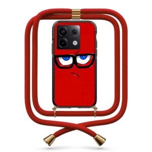 Nerdy face θήκη με κορδόνι & σχέδιο 9865 για Redmi Note 13 Pro 5G