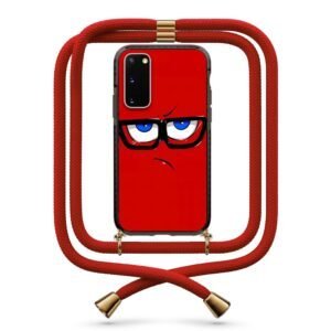 Nerdy face θήκη με κορδόνι & σχέδιο 9865 για  Galaxy s20