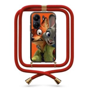 Buddies θήκη με κορδόνι & σχέδιο 9866 για Redmi 13C 4G