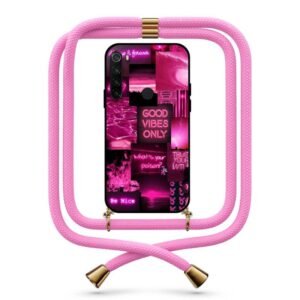 Neon quotes θήκη με κορδόνι & σχέδιο 9741 για Xiaomi Redmi Note 8