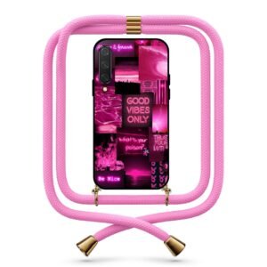 Neon quotes θήκη με κορδόνι & σχέδιο 9741 για Xiaomi Mi 9 Lite