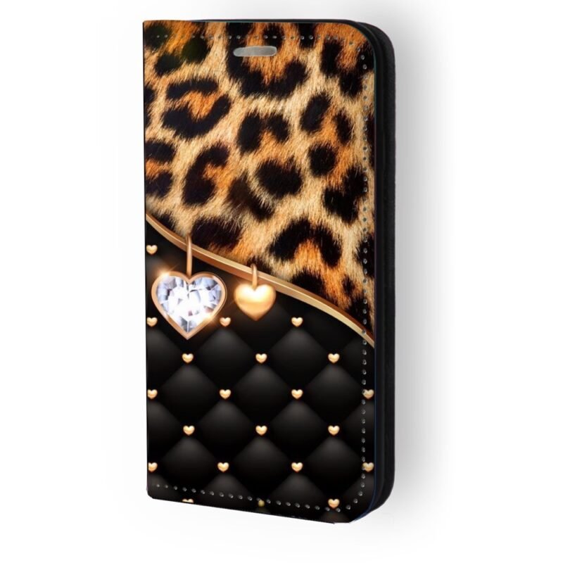 Θήκη book με σχέδιο elegant animal print 91325 (iPhone 16 Pro)