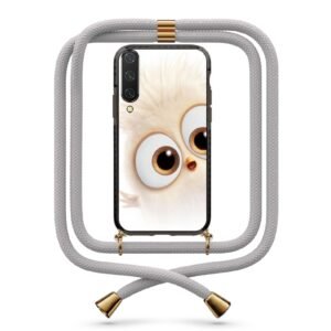 Cute bird θήκη με κορδόνι & σχέδιο 9808 για Xiaomi Mi 9 Lite