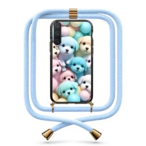 Puppies θήκη με κορδόνι & σχέδιο 9827 για Xiaomi Mi 9 Lite