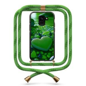 Stone hearts  θήκη με κορδόνι & σχέδιο 9872 για  Galaxy A8 Plus 2018