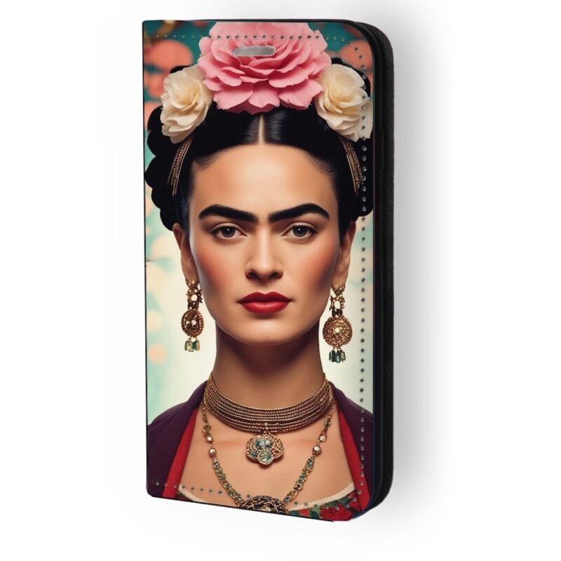Θήκη book με σχέδιο Frida Kahlo 91365 (iPhone 16)