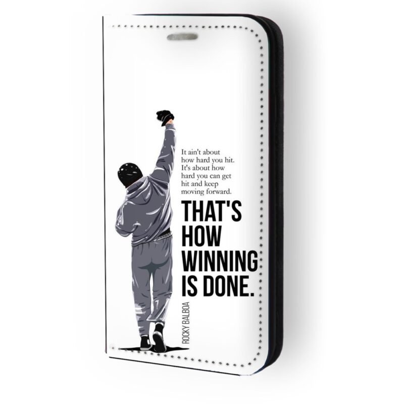 Θήκη book με σχέδιο that's how winning is done 91375 (Samsung A36)