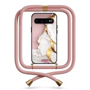 Liquid marble θήκη με κορδόνι & σχέδιο 9748 για  Galaxy S10