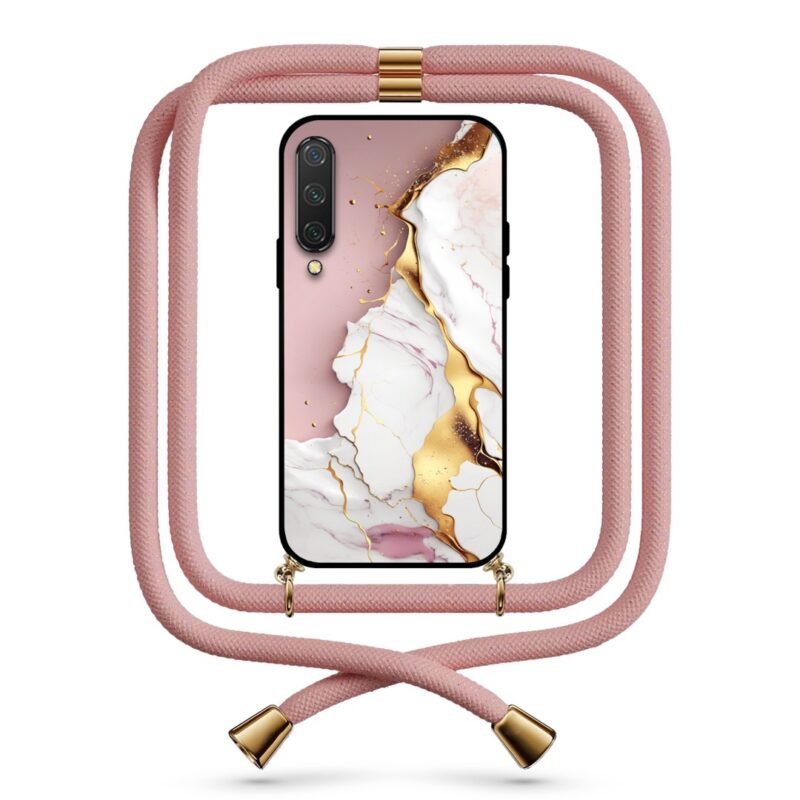 Liquid marble θήκη με κορδόνι & σχέδιο 9748 για Xiaomi Mi 9 Lite