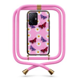 Daisy butterflies θήκη με κορδόνι & σχέδιο 9818 για Xiaomi Mi 11T/11T Pro/ 11T Pro