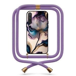 Abstract flower θήκη με κορδόνι & σχέδιο 9758 για Xiaomi Mi 9 Lite