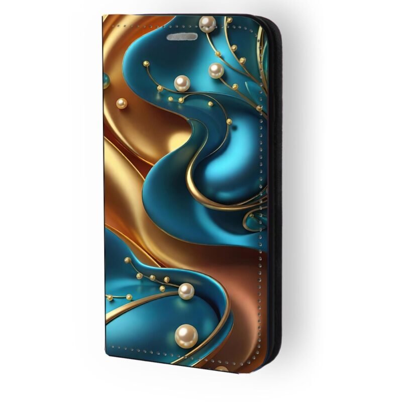 Θήκη book με σχέδιο abstract 91566 (iPhone 16 Pro)